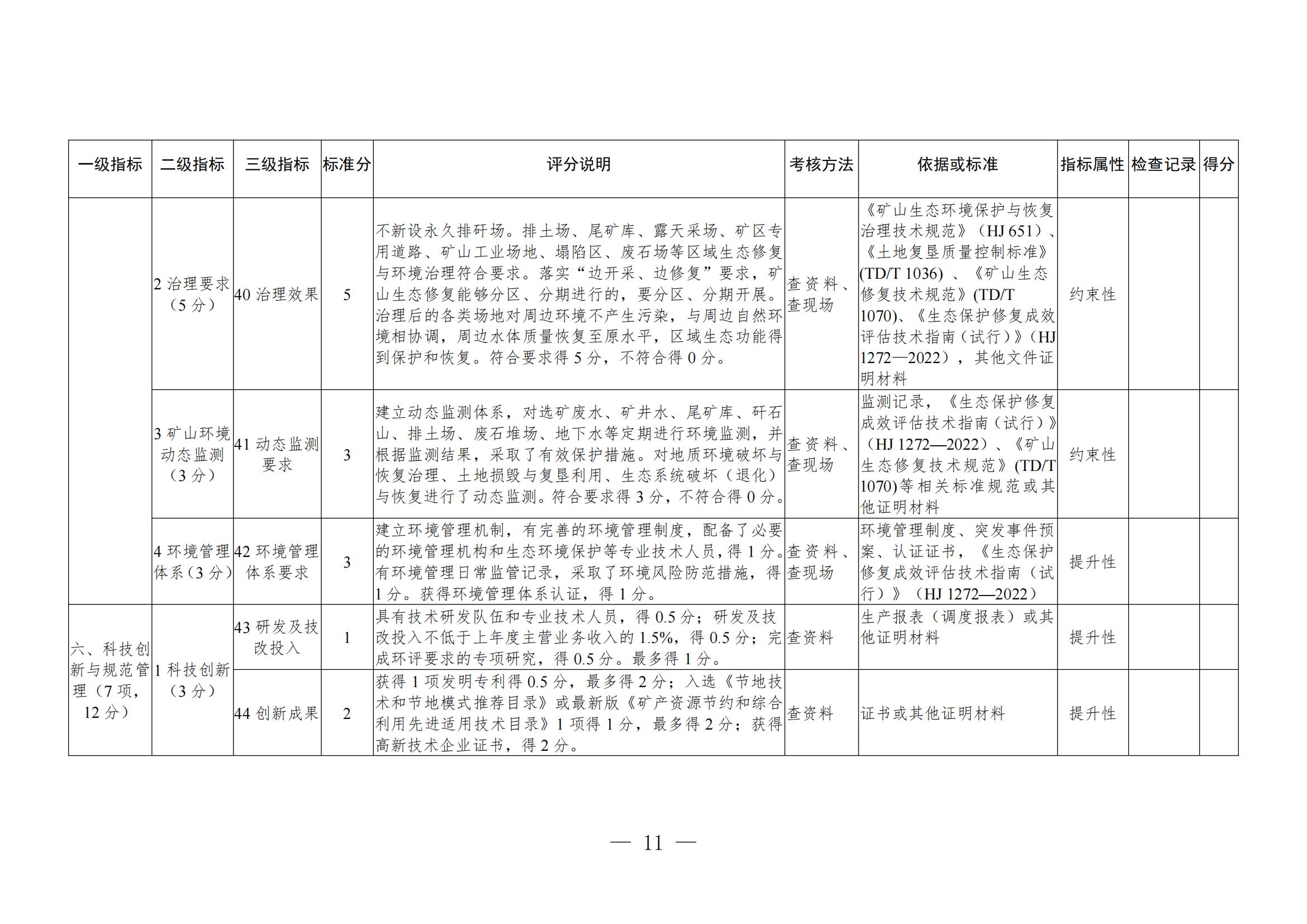 关于进一步加强绿色矿山建设的通知
